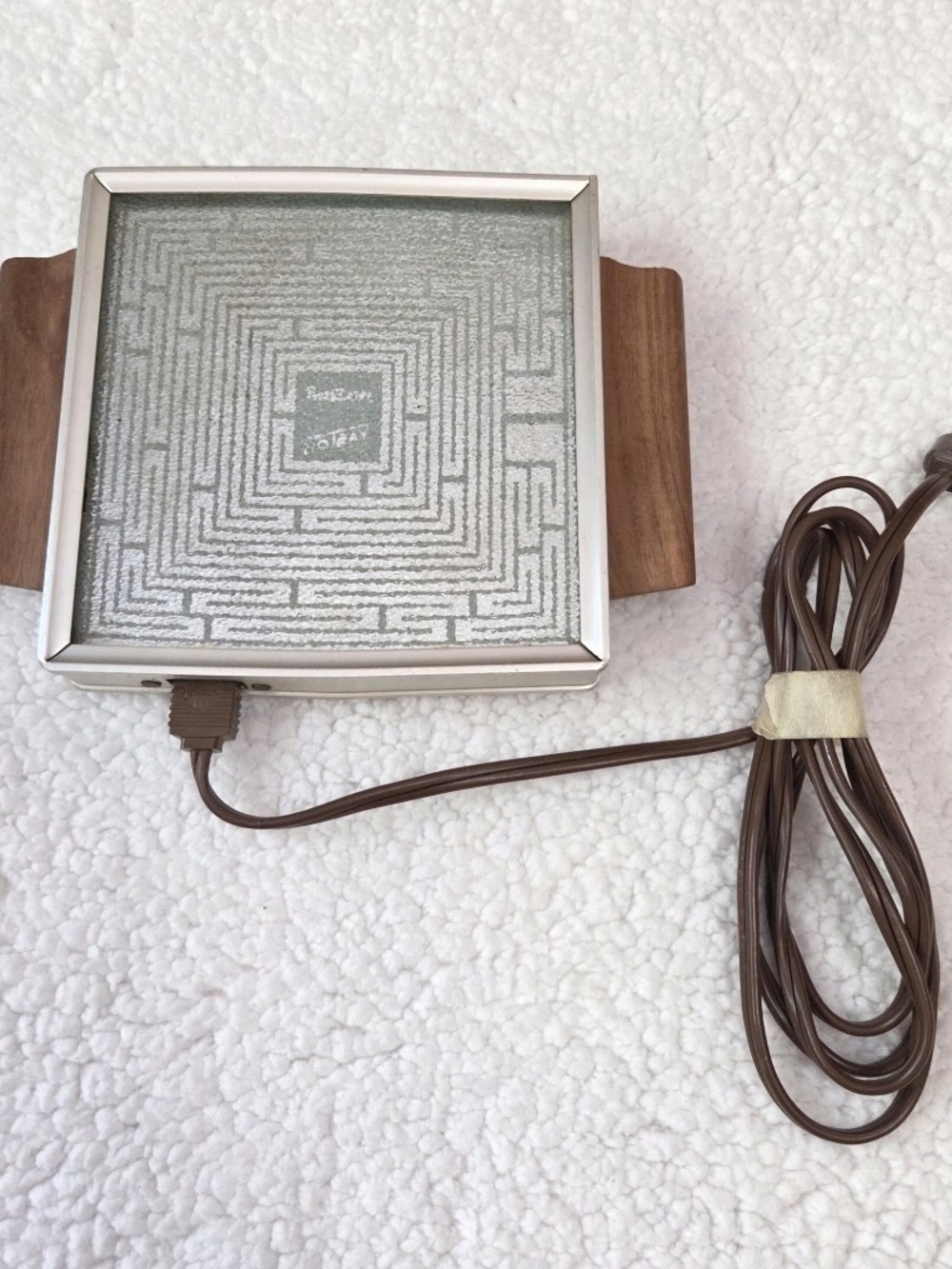 Salton Hotray Vintage Electric Food Warmer Hot Plate 6in H-100 MCM